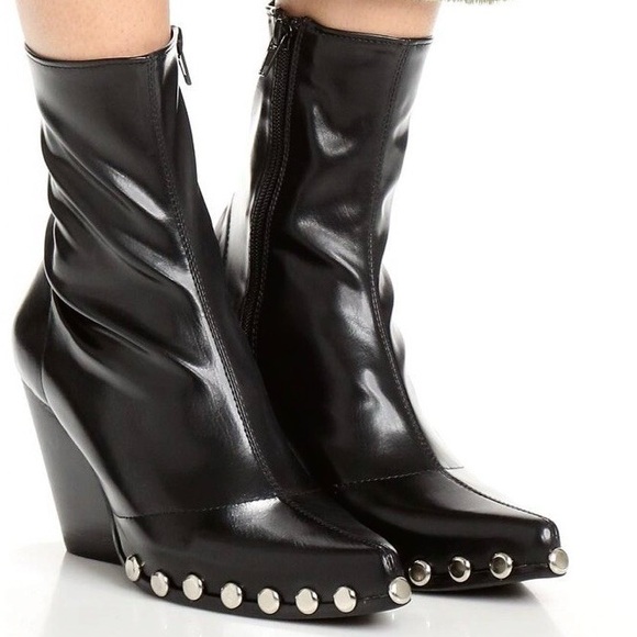 Jeffrey Campbell Shoes - {Jeffery Campbell} Walton Vegan Studded Booties
